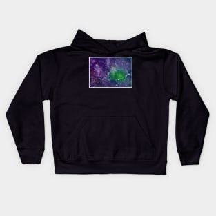 Purple Galaxy Kids Hoodie